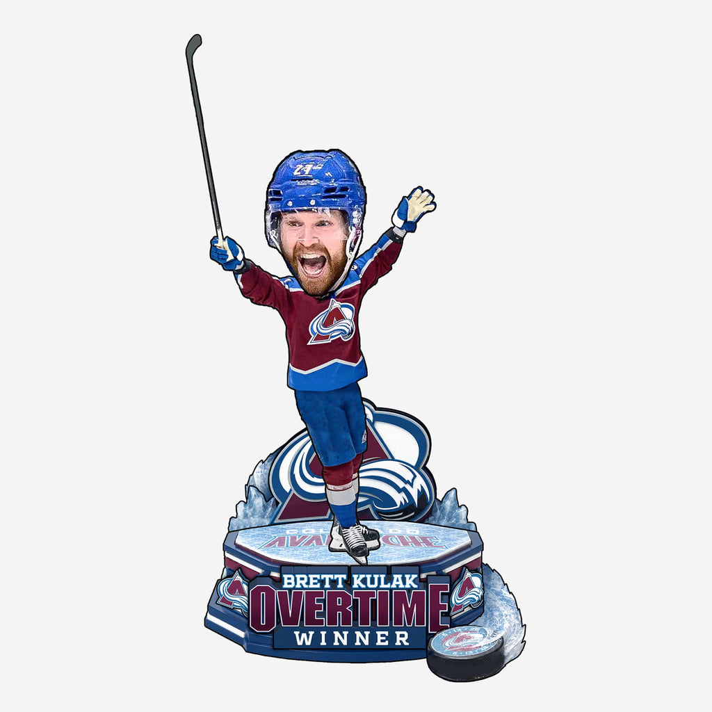 Brett Kulak Colorado Avalanche 2026 Playoffs Overtime Winner Bobblehead FOCO - FOCO.com
