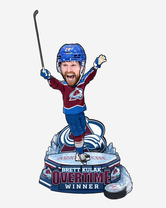 Brett Kulak Colorado Avalanche 2026 Playoffs Overtime Winner Bobblehead FOCO - FOCO.com
