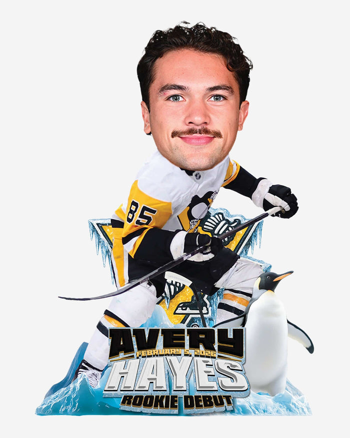 Avery Hayes Pittsburgh Penguins NHL Debut Bobblehead