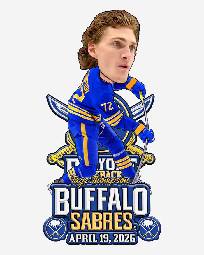 Tage Thompson Buffalo Sabres 2026 Playoffs Two Goal Comeback Win Bobblehead FOCO - FOCO.com
