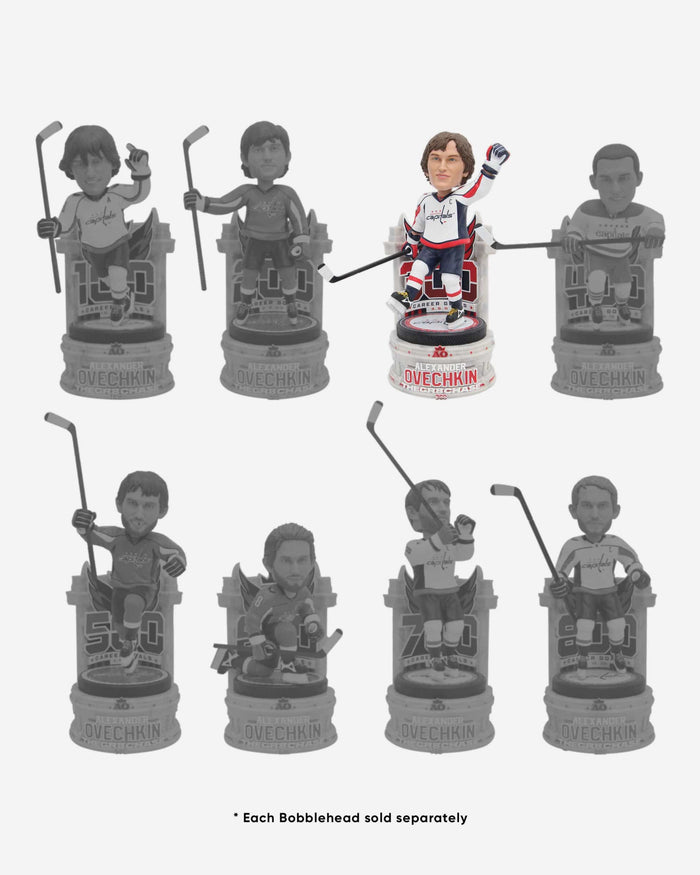 Alex Ovechkin Washington Capitals 300th Goal Bobblehead FOCO - FOCO.com