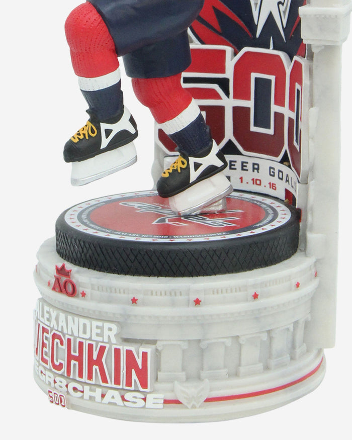 Alex Ovechkin Washington Capitals 500th Goal Bobblehead FOCO - FOCO.com