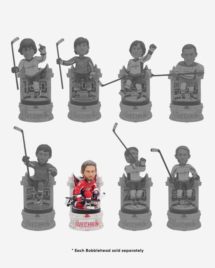 Alex Ovechkin Washington Capitals 600th Goal Bobblehead FOCO - FOCO.com