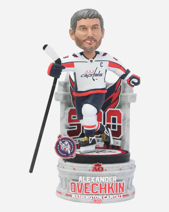 Alex Ovechkin Washington Capitals 900th Goal Bobblehead FOCO - FOCO.com