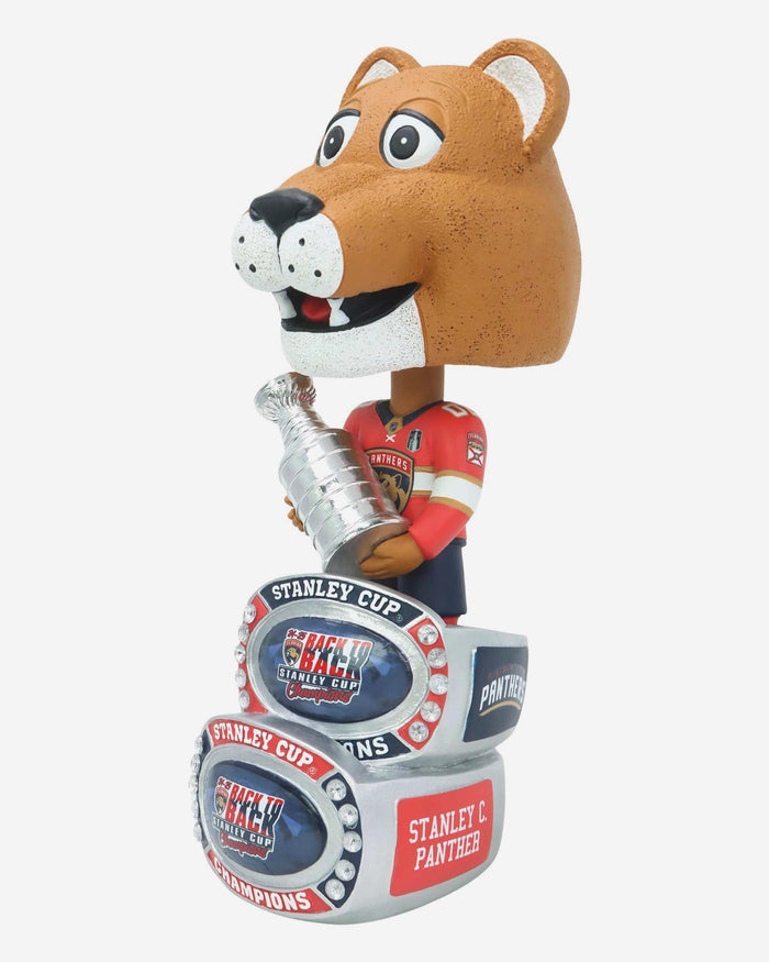Stanley C Panther Florida Panthers 2025 Stanley Cup Champions Ring Base Mascot Bighead FOCO - FOCO.com