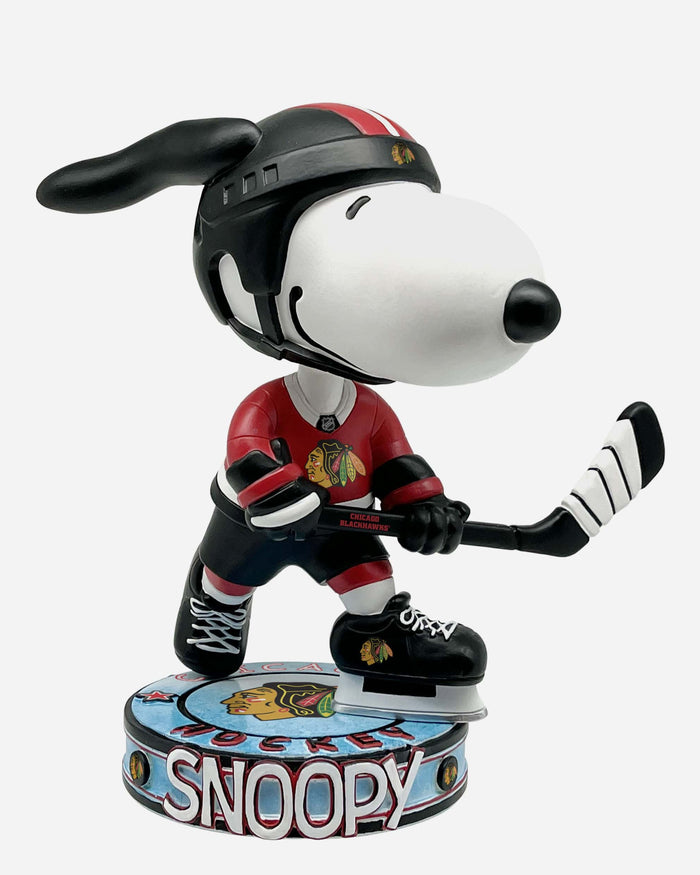 Chicago Blackhawks Snoopy Peanuts Bighead Bobblehead FOCO - FOCO.com