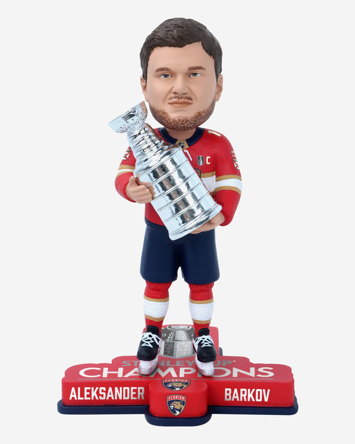 Aleksander Barkov Florida Panthers 2024 Stanley Cup Champions Bobblehead FOCO - FOCO.com