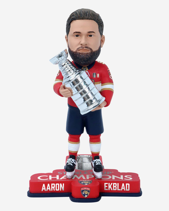 Aaron Ekblad Florida Panthers 2024 Stanley Cup Champions Bobblehead FOCO - FOCO.com