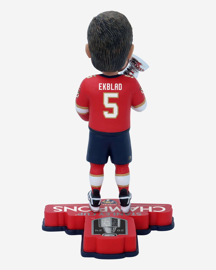 Aaron Ekblad Florida Panthers 2024 Stanley Cup Champions Bobblehead FOCO - FOCO.com