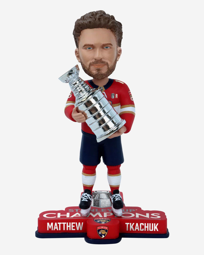 Matthew Tkachuk Florida Panthers 2024 Stanley Cup Champions Bobblehead FOCO - FOCO.com