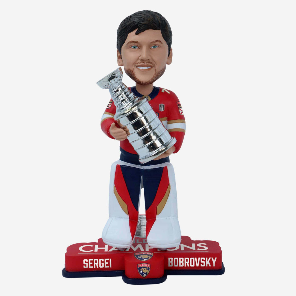 Sergei Bobrovsky Florida Panthers 2024 Stanley Cup Champions Bobblehead FOCO - FOCO.com