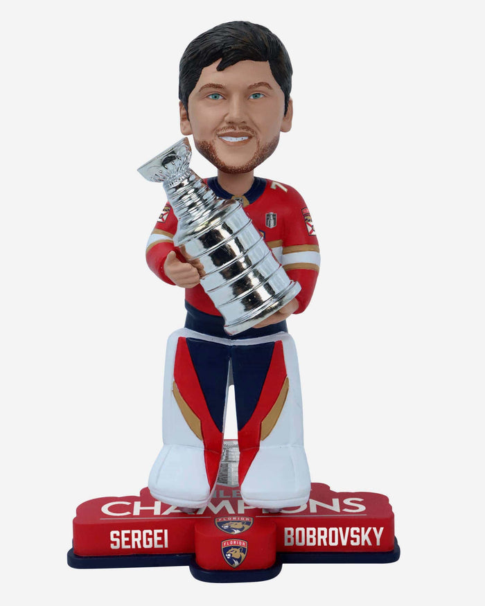 Sergei Bobrovsky Florida Panthers 2024 Stanley Cup Champions Bobblehead FOCO - FOCO.com