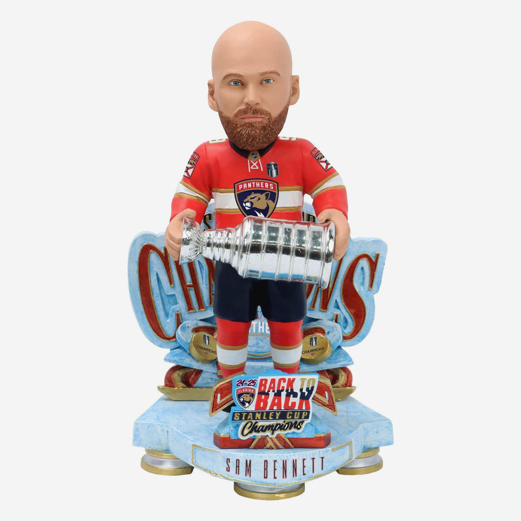 Sam Bennett Florida Panthers 2025 Stanley Cup Champions Celebration Bobblehead FOCO - FOCO.com