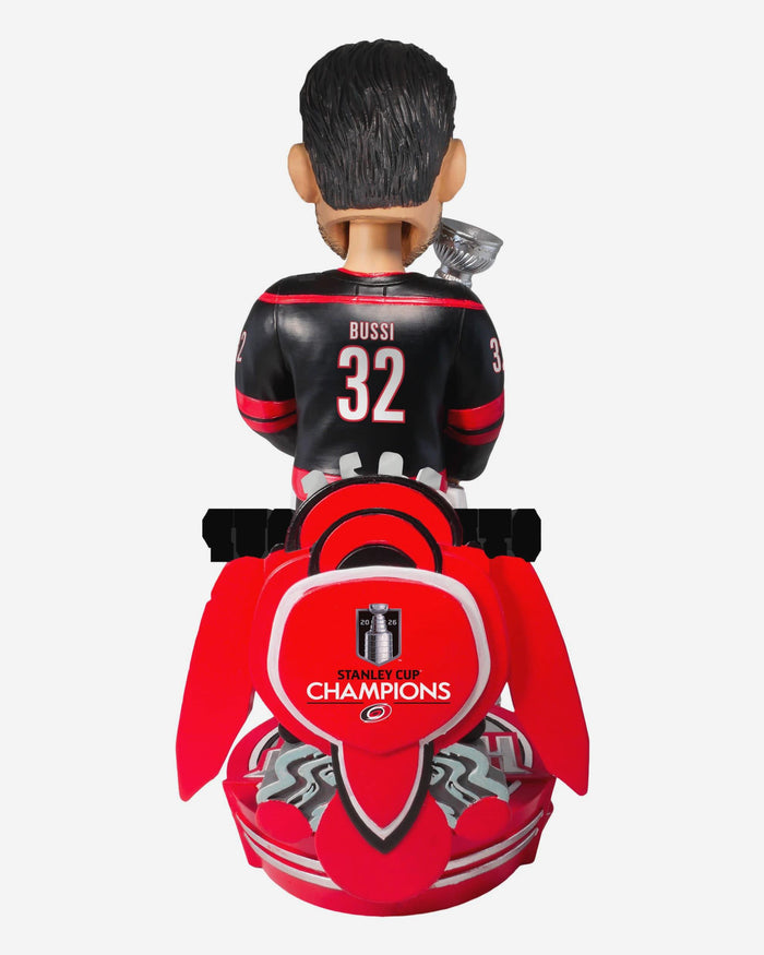 Brandon Bussi Carolina Hurricanes 2026 Stanley Cup Champions Celebration Bobblehead FOCO - FOCO.com