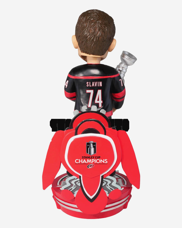 Jaccob Slavin Carolina Hurricanes 2026 Stanley Cup Champions Celebration Bobblehead FOCO - FOCO.com