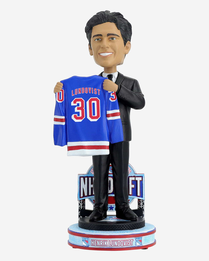 Henrik Lundqvist New York Rangers 2000 Draft Pick Bobblehead FOCO - FOCO.com