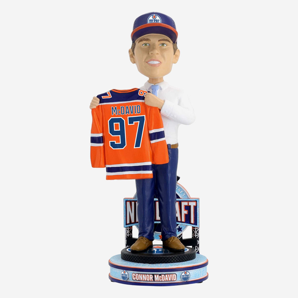 Connor McDavid Edmonton Oilers 2015 Draft Pick Bobblehead FOCO - FOCO.com