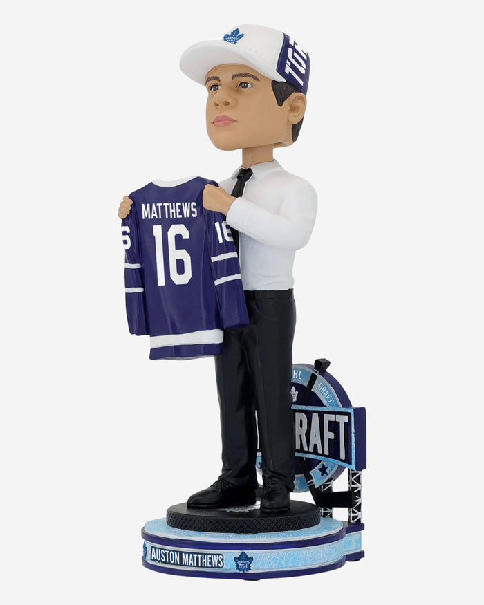 Auston Matthews Toronto Maple Leafs 2016 Draft Pick Bobblehead FOCO - FOCO.com