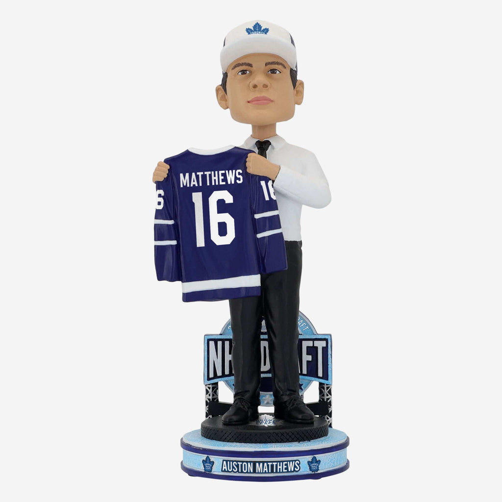 Auston Matthews Toronto Maple Leafs 2016 Draft Pick Bobblehead FOCO - FOCO.com