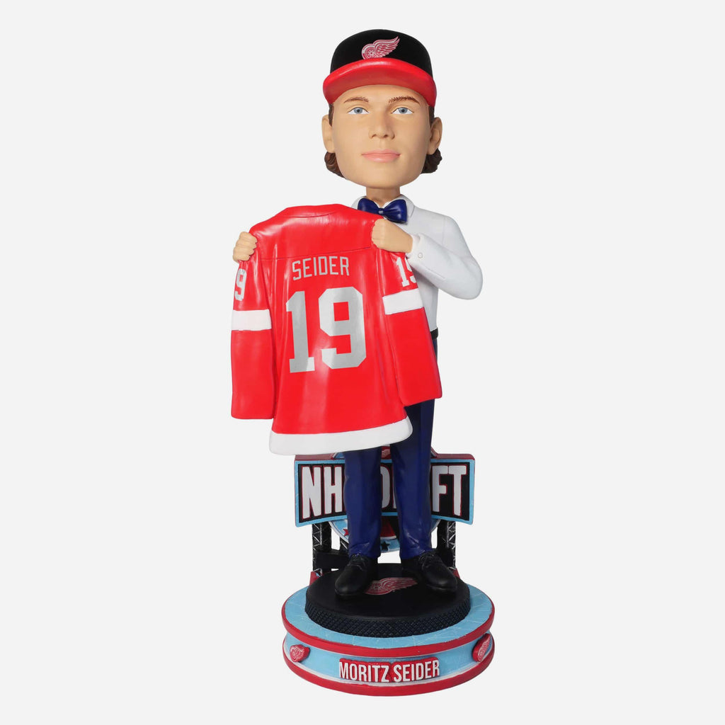 Moritz Seider Detroit Red Wings 2019 NHL Draft Pick Bobblehead FOCO - FOCO.com