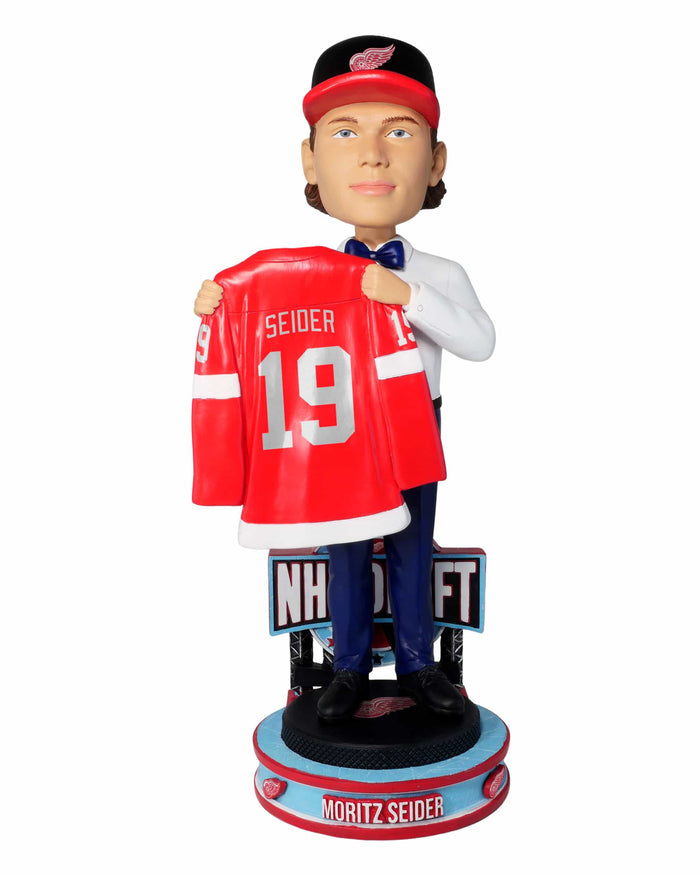 Moritz Seider Detroit Red Wings 2019 NHL Draft Pick Bobblehead