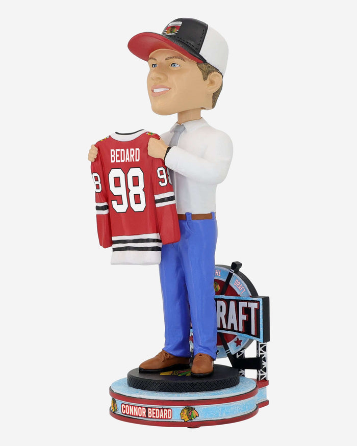 Connor Bedard Chicago Blackhawks 2023 Draft Pick Bobblehead FOCO - FOCO.com