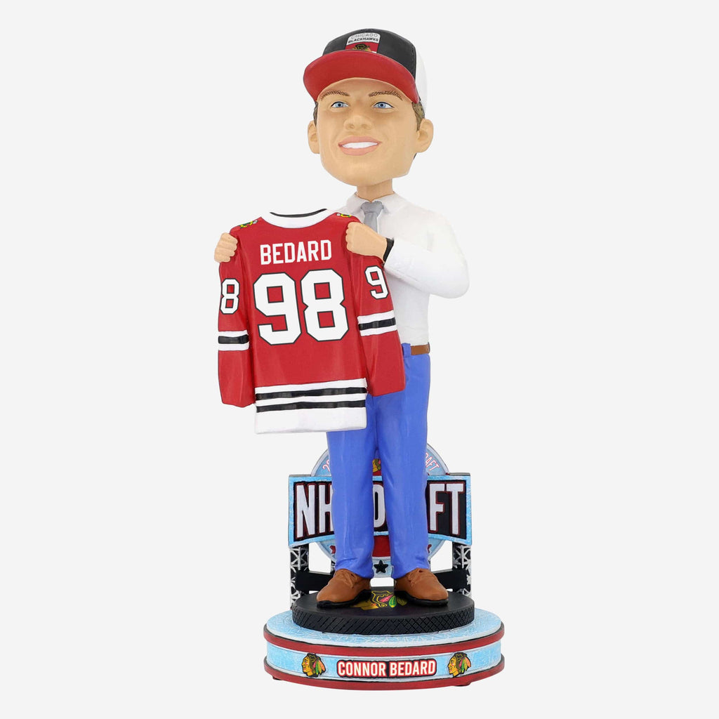 Connor Bedard Chicago Blackhawks 2023 Draft Pick Bobblehead FOCO - FOCO.com