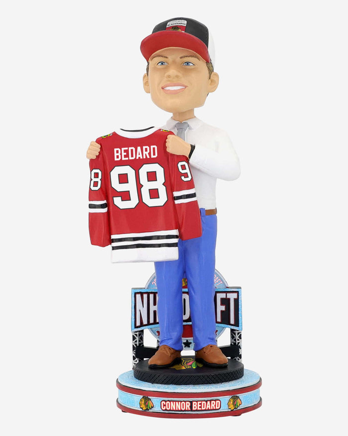 Connor Bedard Chicago Blackhawks 2023 Draft Pick Bobblehead FOCO - FOCO.com