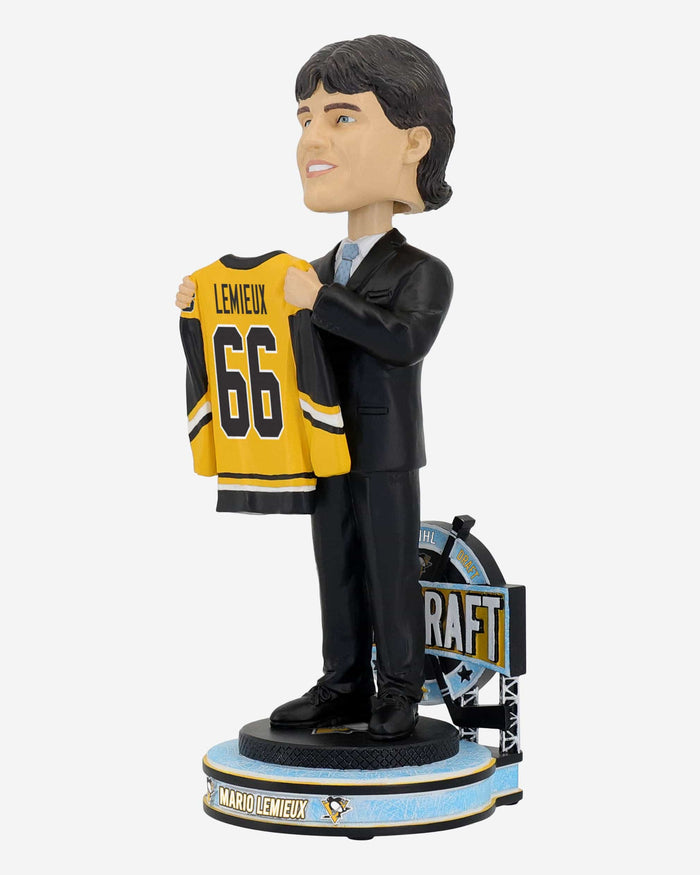 Mario Lemieux Pittsburgh Penguins 1984 Draft Pick Bobblehead FOCO - FOCO.com