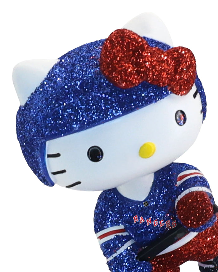 New York Rangers Hello Kitty® Glitter Mini Bobblehead FOCO - FOCO.com