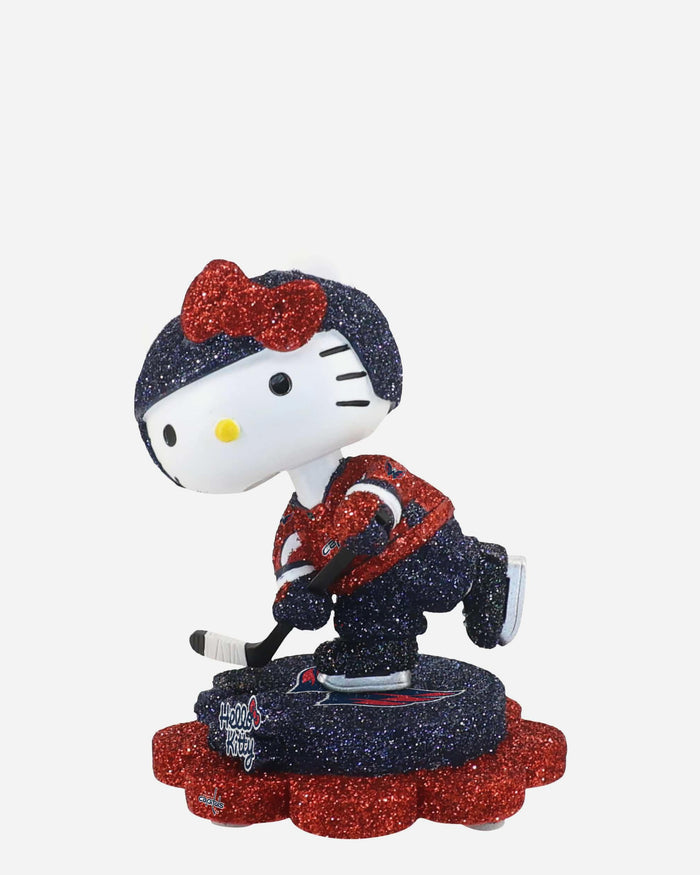 Washington Capitals Hello Kitty® Glitter Mini Bobblehead FOCO - FOCO.com