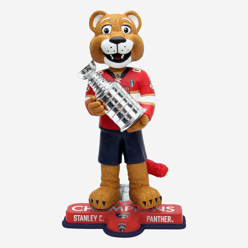 Stanley C Panther Florida Panthers 2024 Stanley Cup Champions Mascot Bobblehead FOCO - FOCO.com