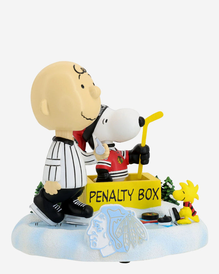 Chicago Blackhawks Peanuts Penalty Box Bobblehead FOCO - FOCO.com