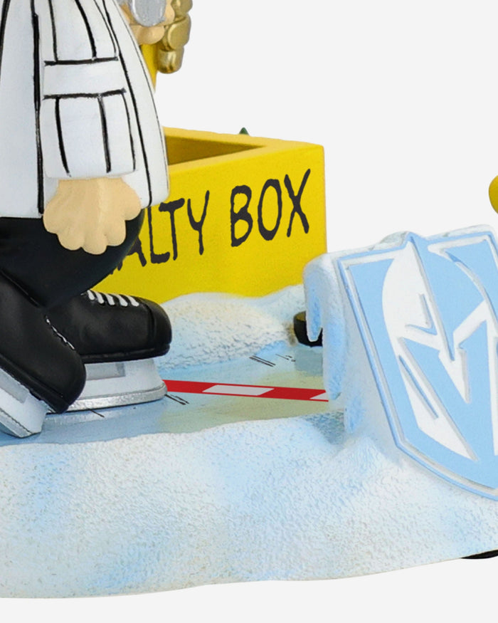 Vegas Golden Knights Peanuts Penalty Box Mini Bobblehead Scene FOCO - FOCO.com