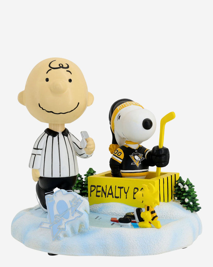 Pittsburgh Penguins Peanuts Penalty Box Bobblehead FOCO - FOCO.com