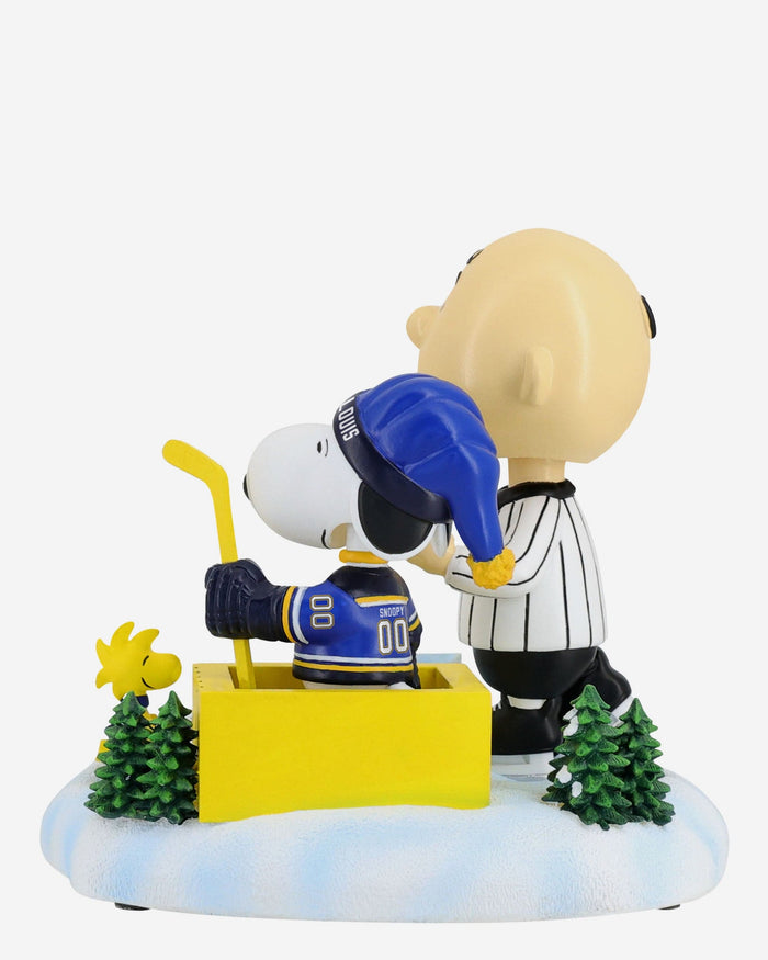 St Louis Blues Peanuts Penalty Box Mini Bobblehead Scene FOCO - FOCO.com