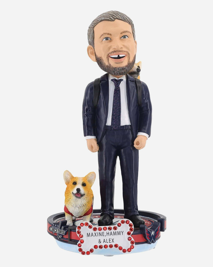 Alex Ovechkin Washington Capitals Maxine & Hammy Pet Bobblehead FOCO - FOCO.com
