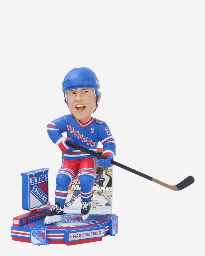 Mark Messier New York Rangers Captain Marvelous Sports Illustrated Cover Bobblehead FOCO - FOCO.com