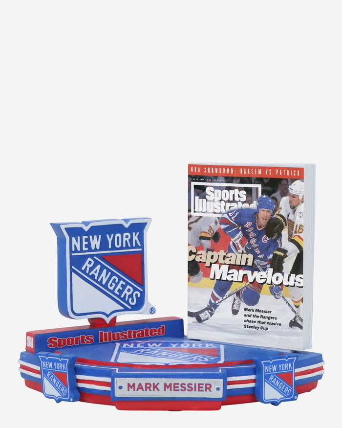 Mark Messier New York Rangers Captain Marvelous Sports Illustrated Cover Bobblehead FOCO - FOCO.com