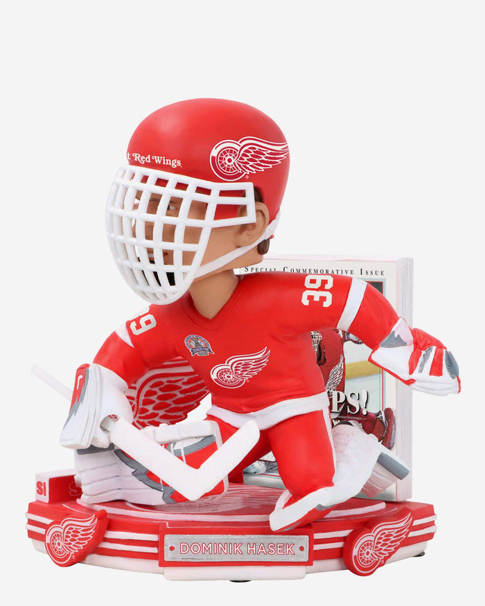 Dominik Hasek Detroit Red Wings 2002 Champs Sports Illustrated Cover Bobblehead FOCO - FOCO.com