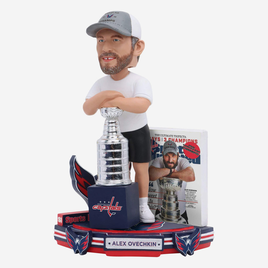 Alex Ovechkin Washington Capitals Sports Illustrated Cover Bobblehead FOCO - FOCO.com