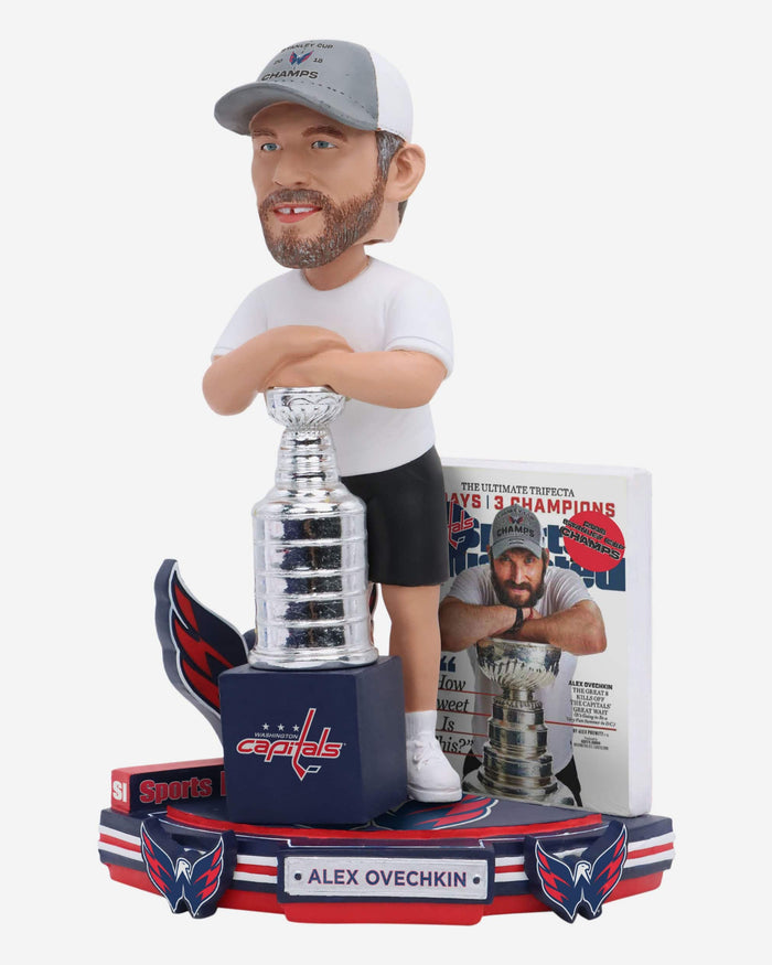 Alex Ovechkin Washington Capitals Sports Illustrated Cover Bobblehead FOCO - FOCO.com