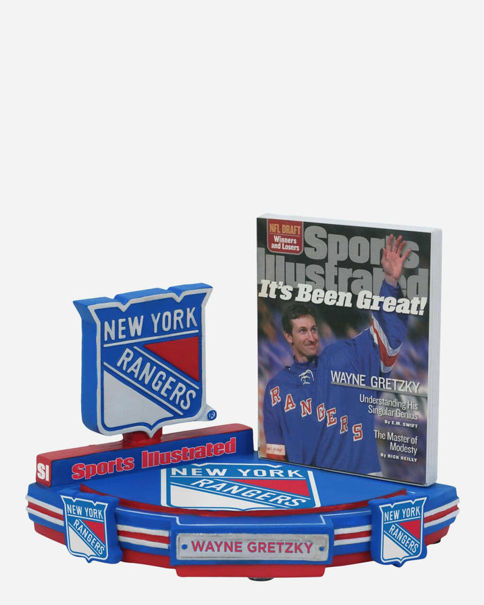 Wayne Gretzky New York Rangers It's Been Great Sports Illustrated Cover Bobblehead FOCO - FOCO.com