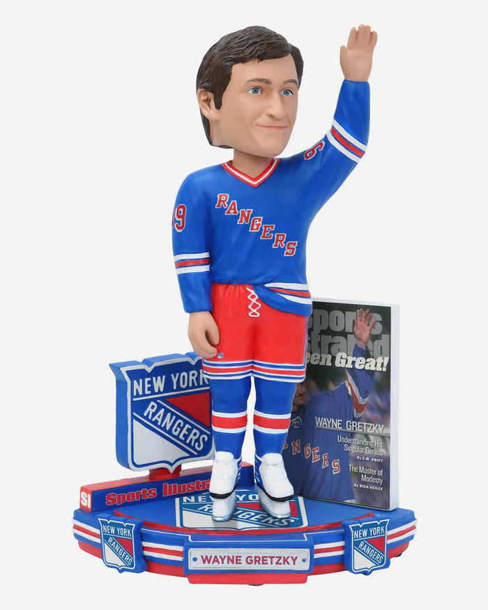 Wayne Gretzky New York Rangers It's Been Great Sports Illustrated Cover Bobblehead FOCO - FOCO.com