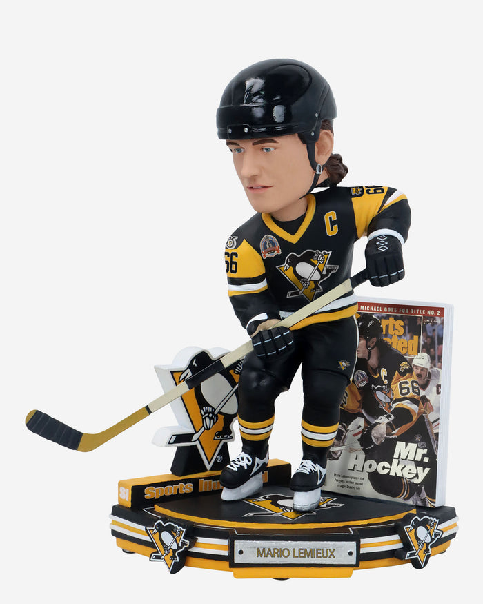 Mario Lemieux Pittsburgh Penguins Mr Hockey Sports Illustrated Cover Bobblehead FOCO - FOCO.com