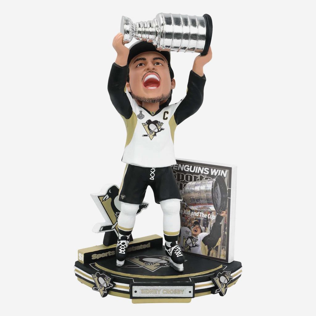 Sidney Crosby Pittsburgh Penguins The Kid and The Cup Sports Illustrated Cover Bobblehead FOCO - FOCO.com