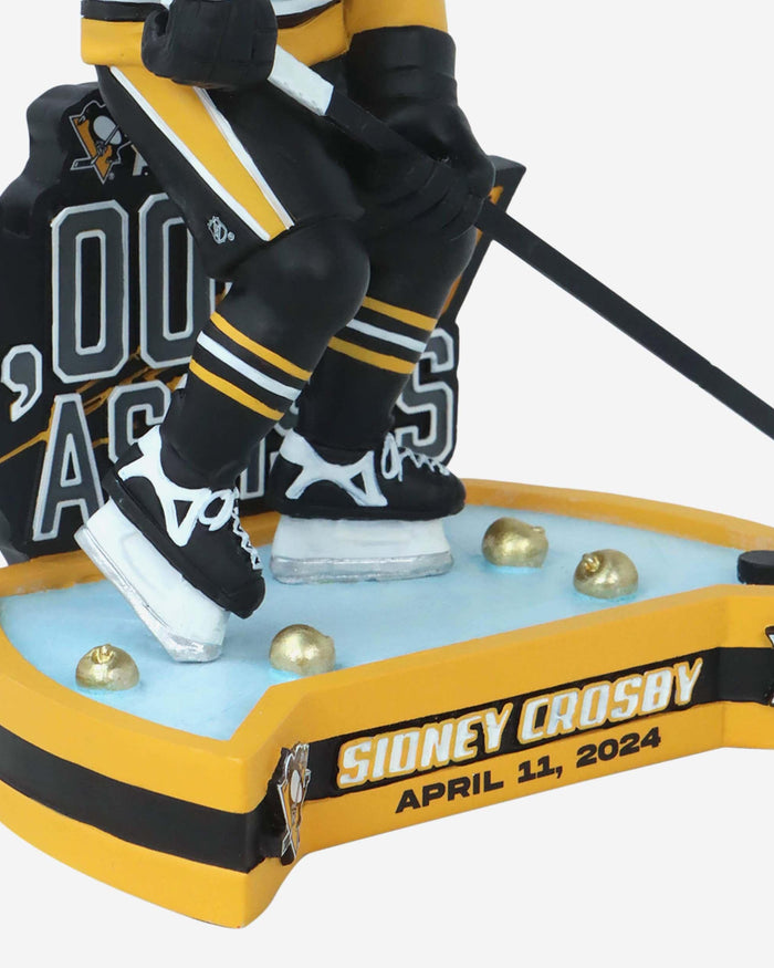 Sidney Crosby Pittsburgh Penguins 1000 Assists Bobblehead FOCO - FOCO.com