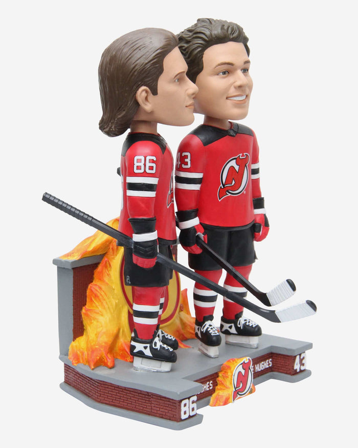 Jack Hughes & Luke Hughes New Jersey Devils Brothers Bobblehead FOCO - FOCO.com