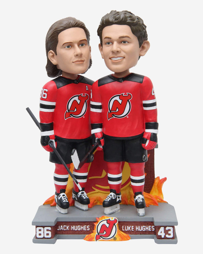 Jack Hughes & Luke Hughes New Jersey Devils Brothers Bobblehead FOCO - FOCO.com