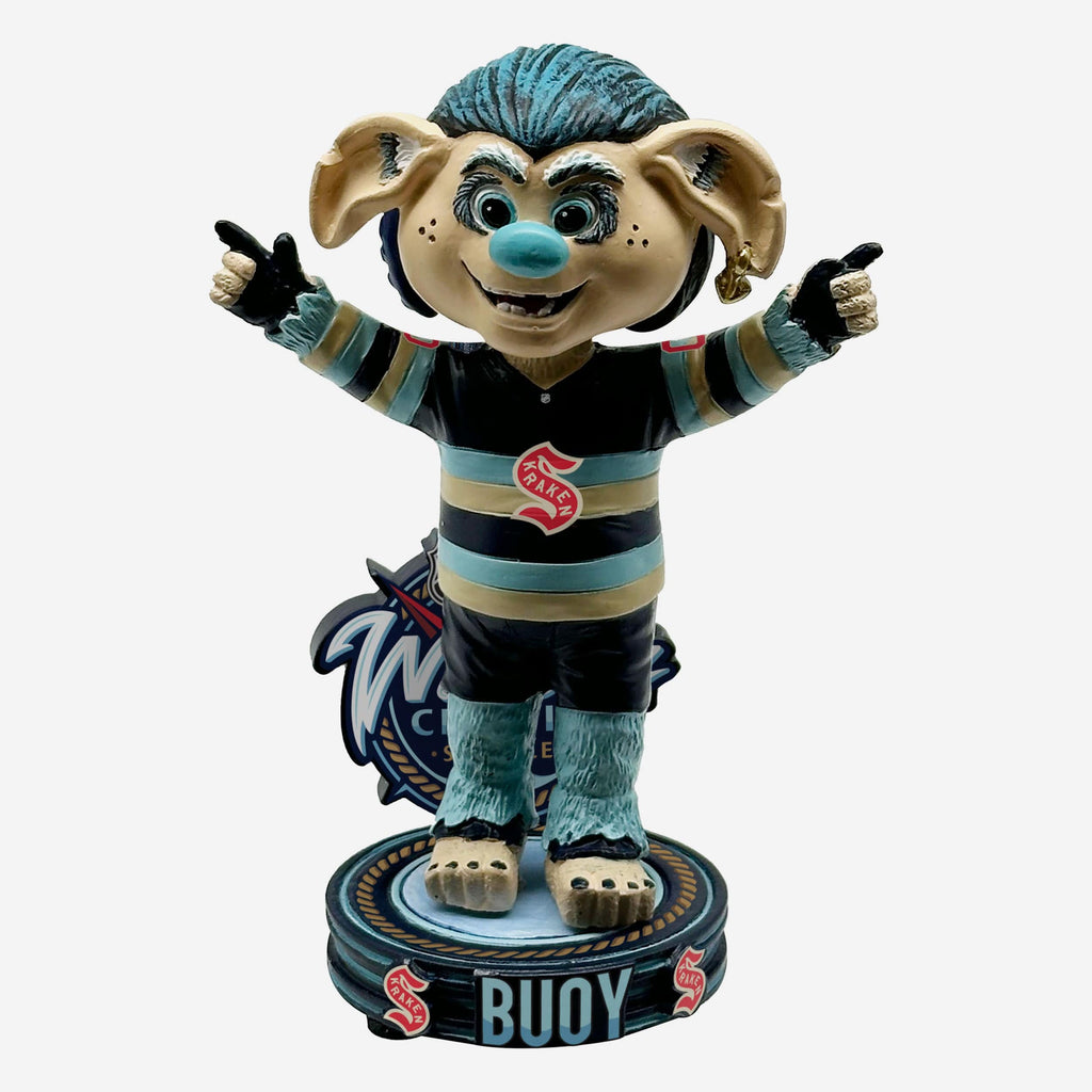 Buoy Seattle Kraken 2024 Winter Classic Mascot Bobblehead FOCO - FOCO.com